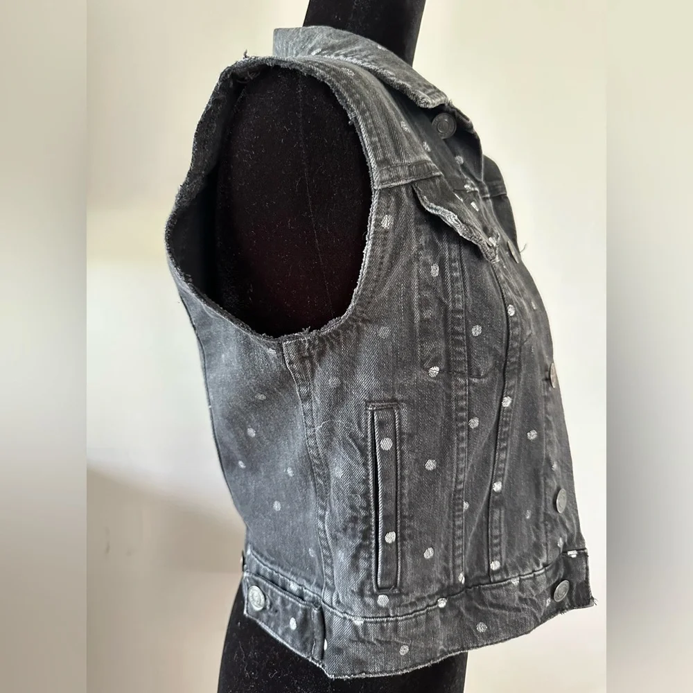 Current Elliot ‎ Gray Denim Vest